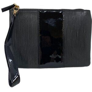 Black Patent Vegan Leather bag
